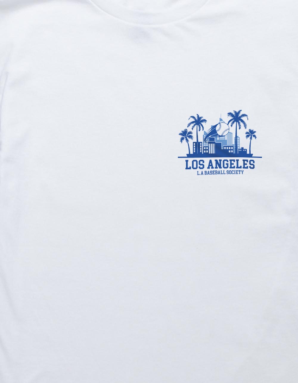 LOS ANGELES Baseball Society Unisex Kids Tee - WHITE