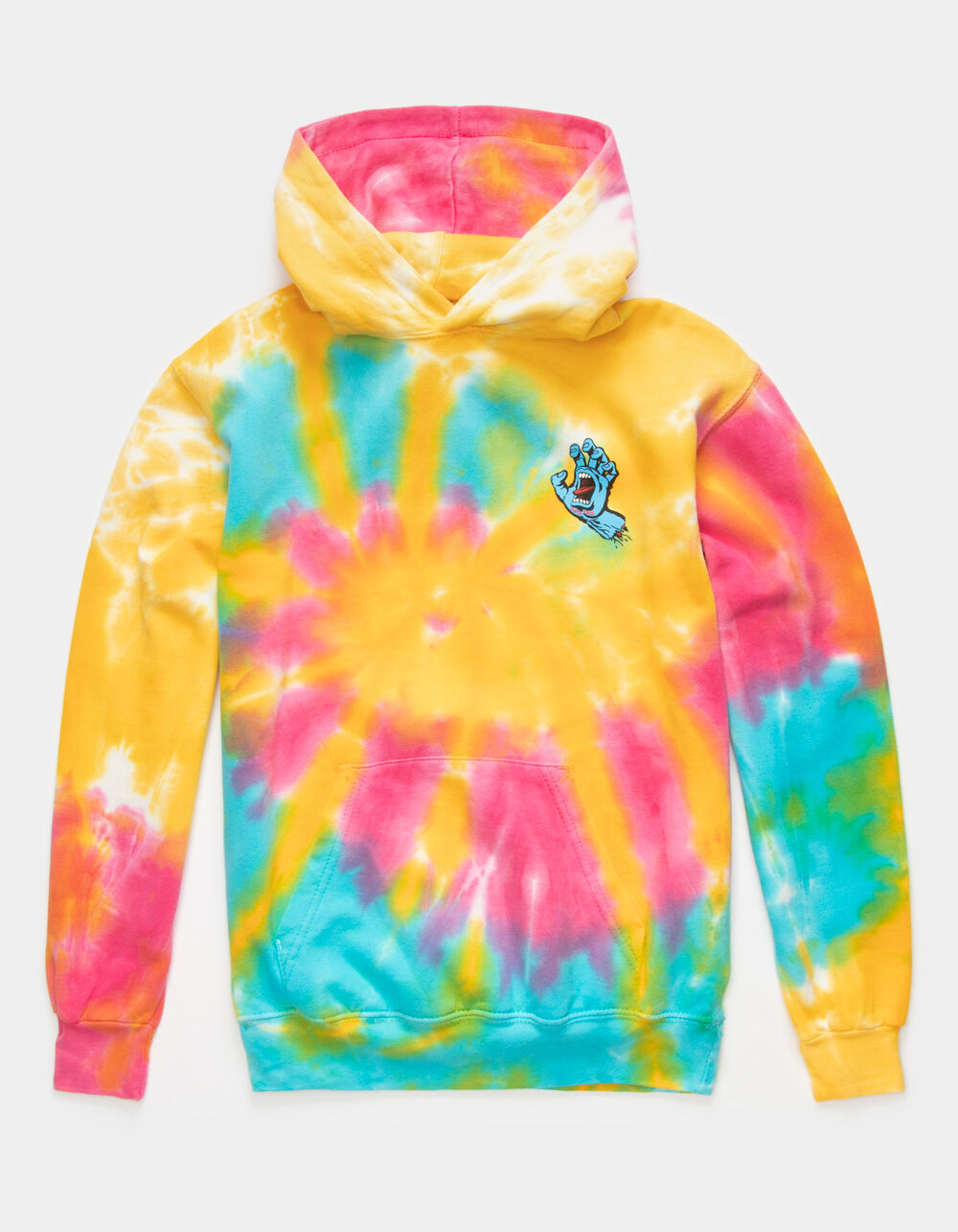 SANTA CRUZ Screaming Hand Boys Tie-Dye Hoodie - MULTI | Tillys