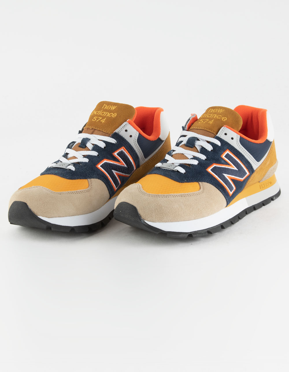 NEW BALANCE 574 Rugged Mens Shoes - BLUE COMBO | Tillys