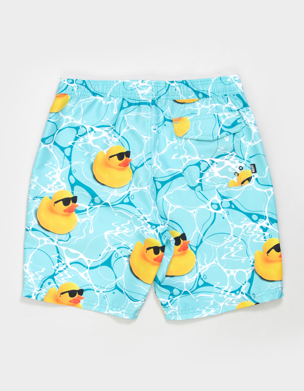 NEFF Sunglasses Duck Boys Swim Trunks - OCEAN