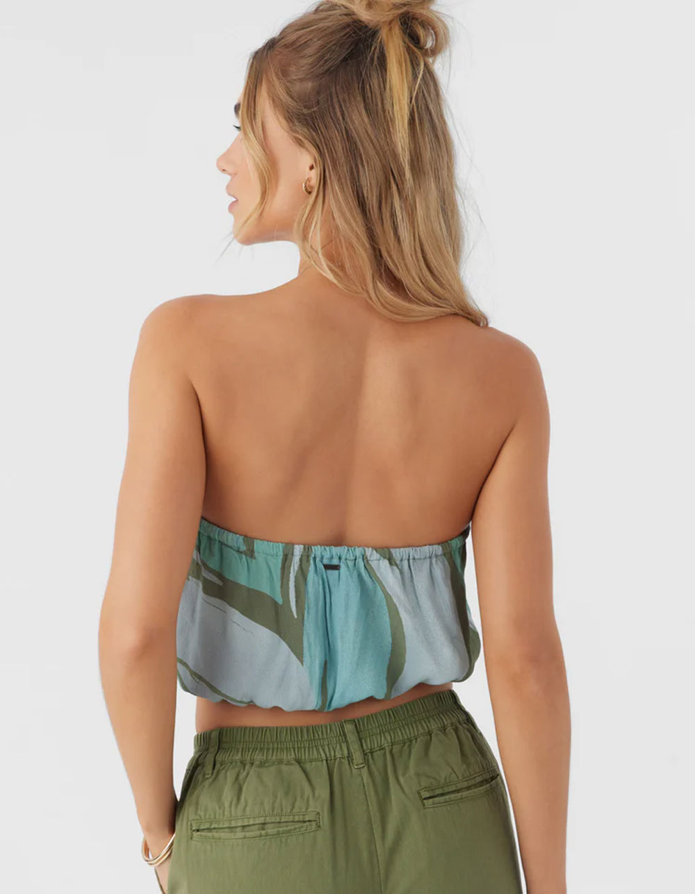 O'NEILL Danny Loreta Womens Tube Top - GREEN COMBO