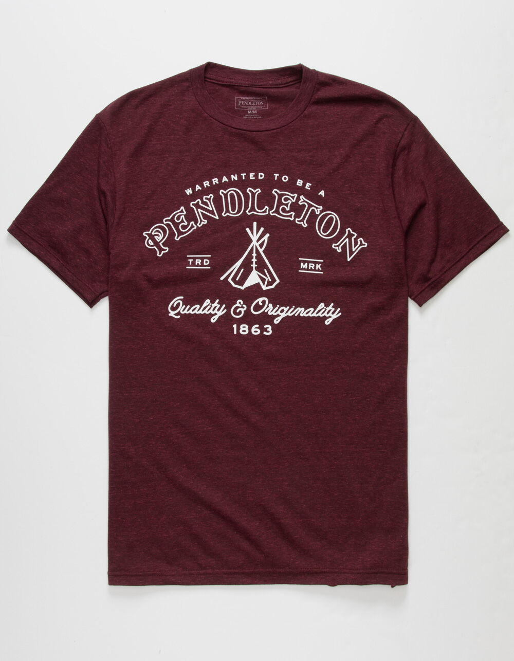 PENDLETON Quality Mens T-Shirt - MAROON | Tillys