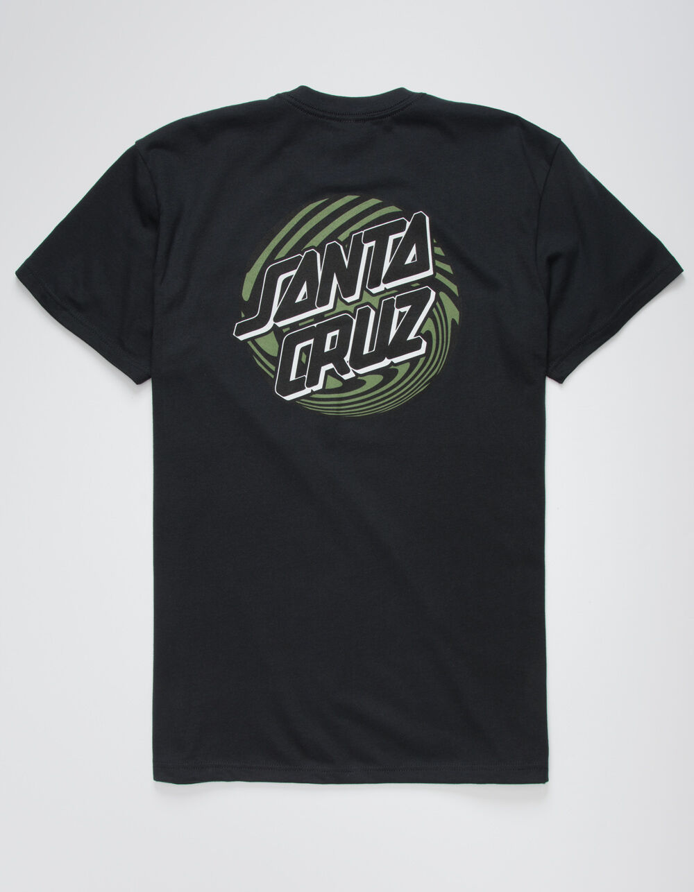SANTA CRUZ Twister Dot Eco Mens Black T-Shirt - BLACK | Tillys