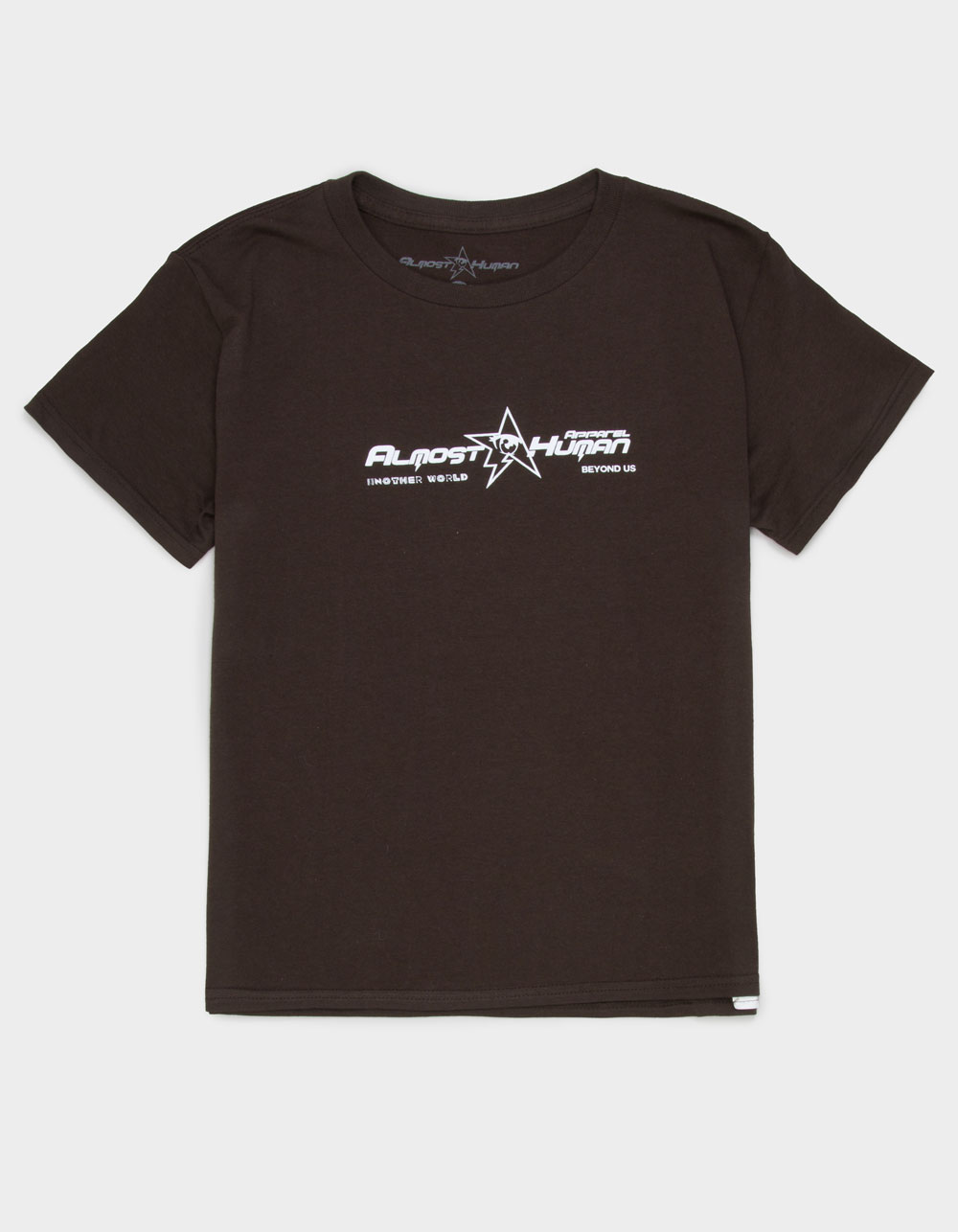 ALMOST HUMAN Pink World Boys Tee - BROWN