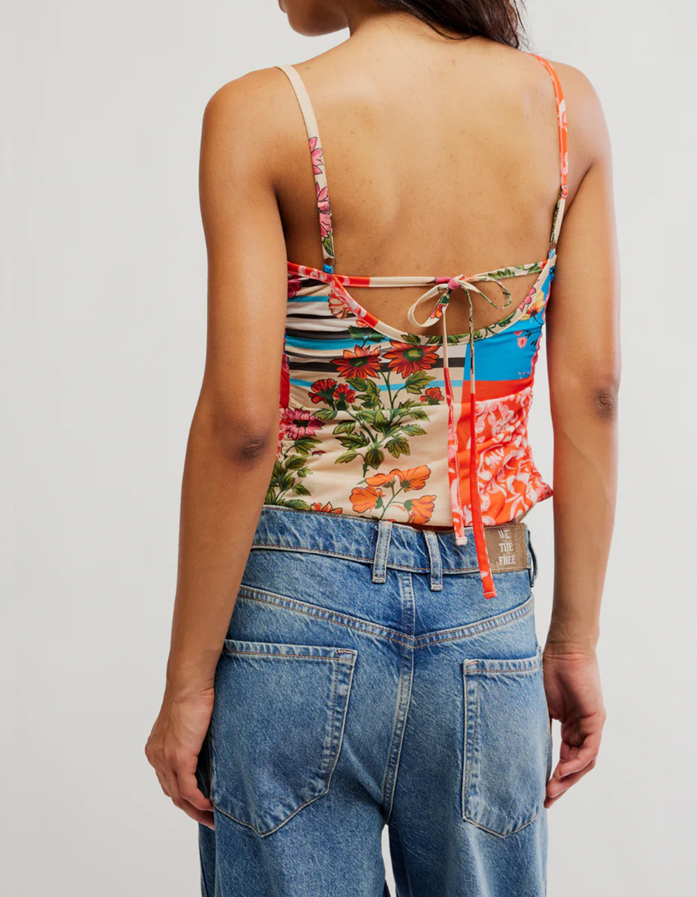 FREE PEOPLE Estella Womens Tank Top - MULTI