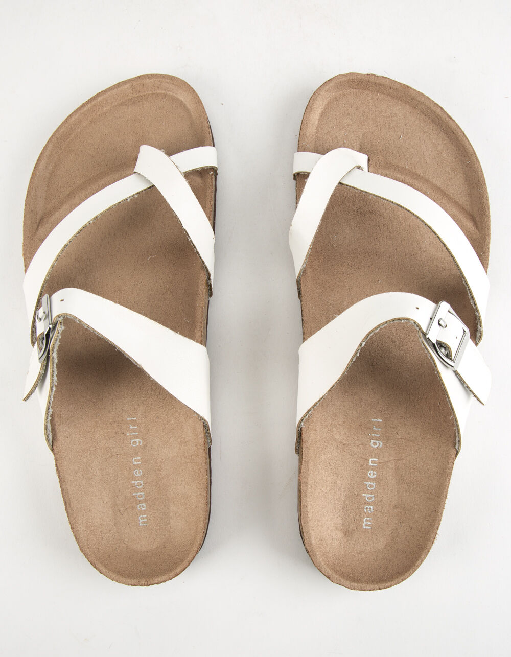MADDEN GIRL Paamy White Womens Sandals image number 1
