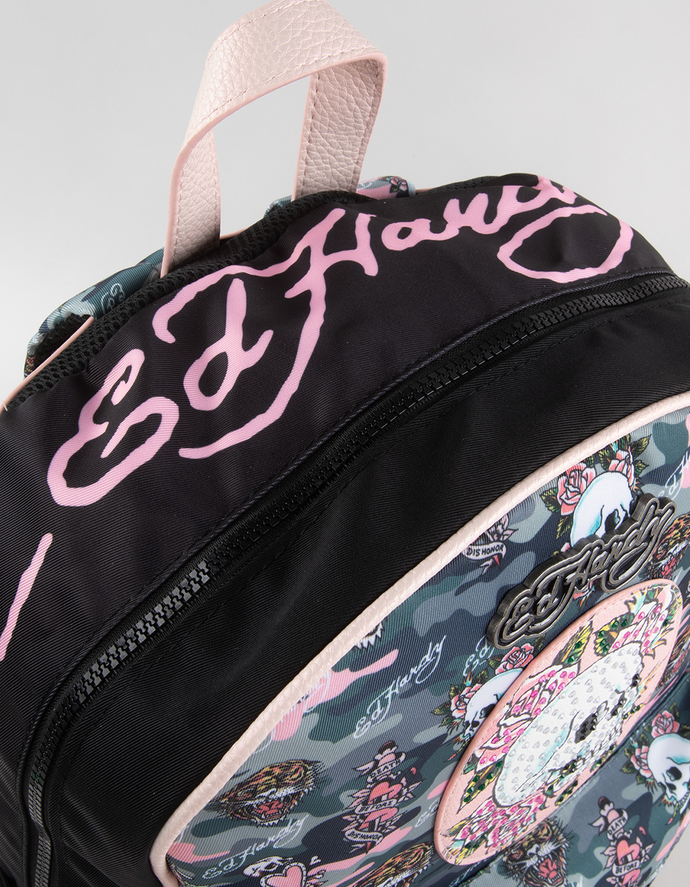 ED HARDY Abby Womens Backpack - PINK CAMO