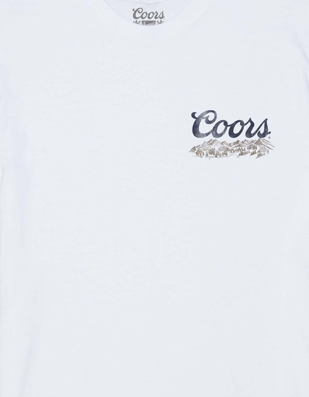 COORS Banquet Mountain Born Unisex Tee - WHITE