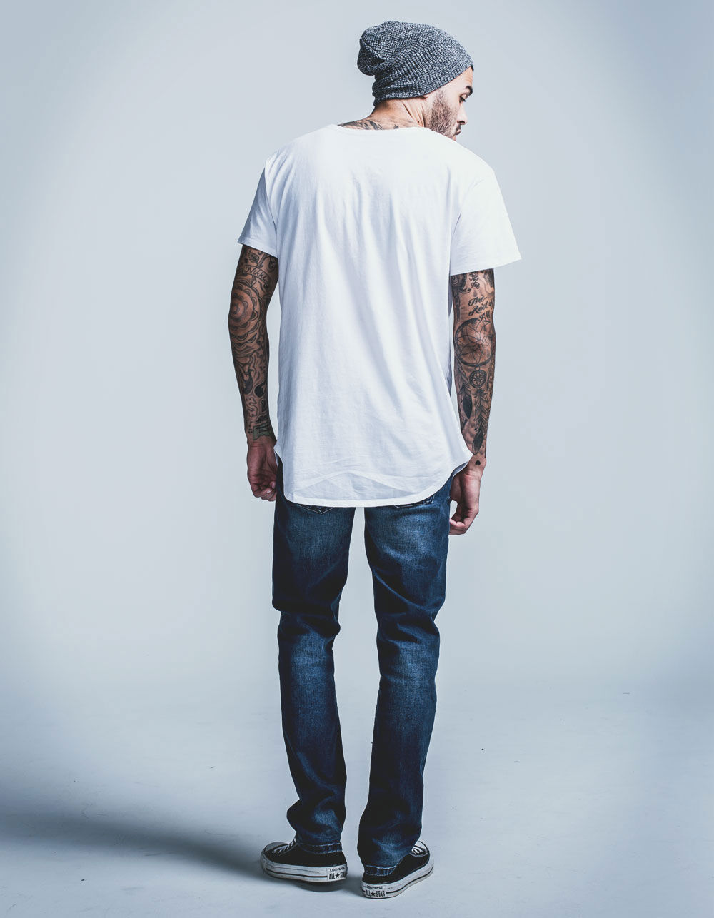 RSQ London Mens Teens Skinny Dark Washed Denim Jeans, 30x32 Color Code #811