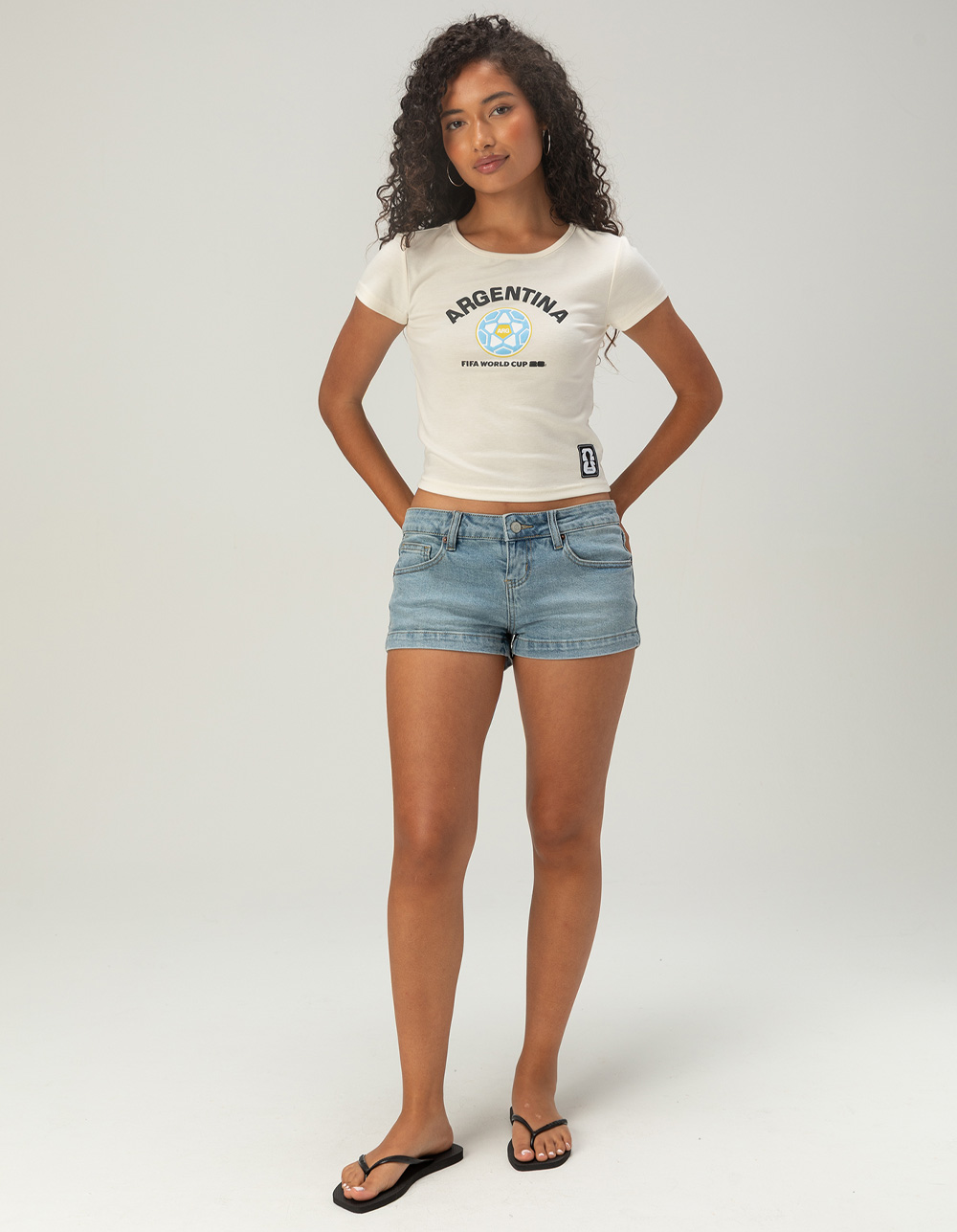 FIFA World Cup 2026™ Argentina Womens Baby Tee - CREAM