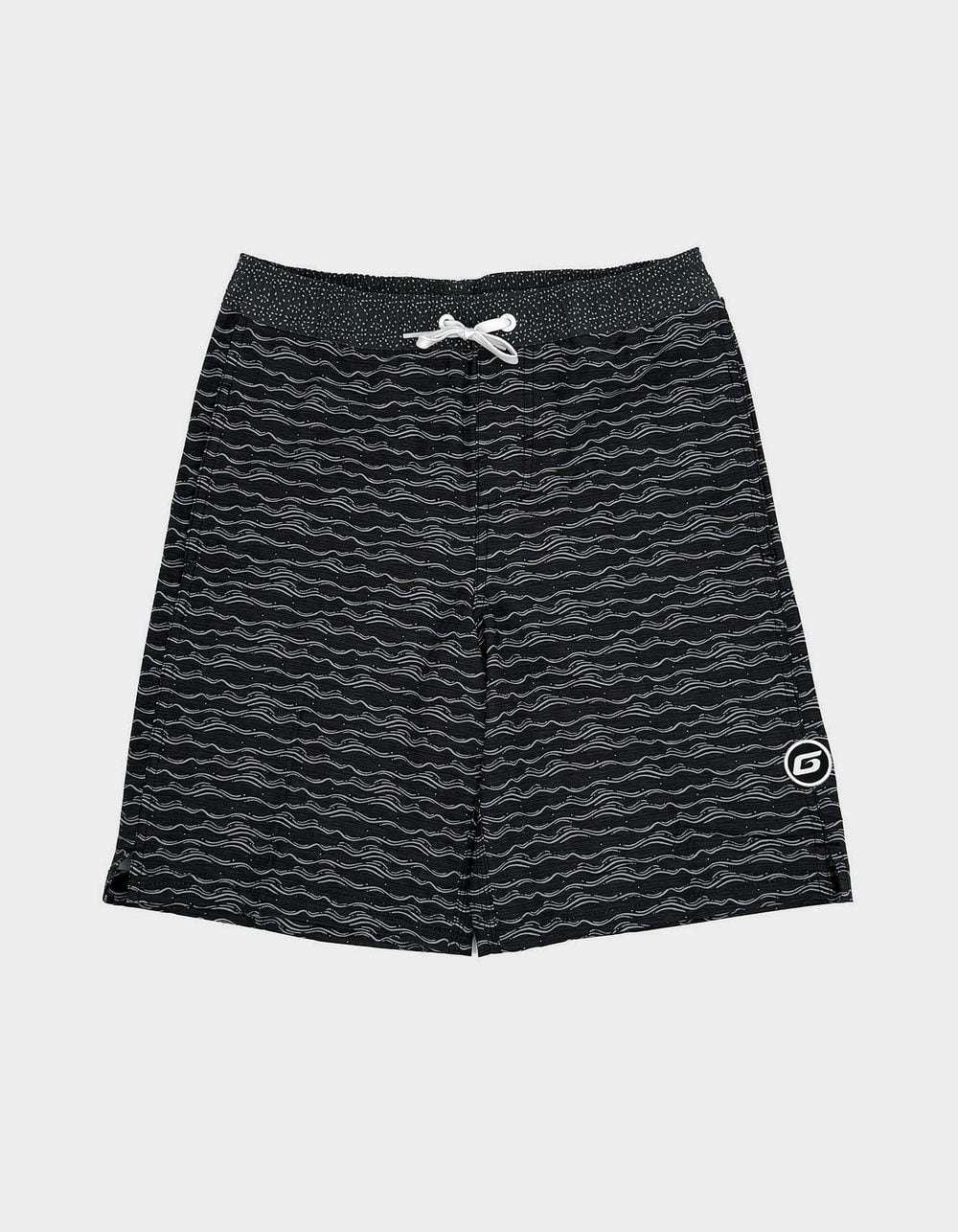 GROM Waves Pocket Volley Boardshorts - BLACK