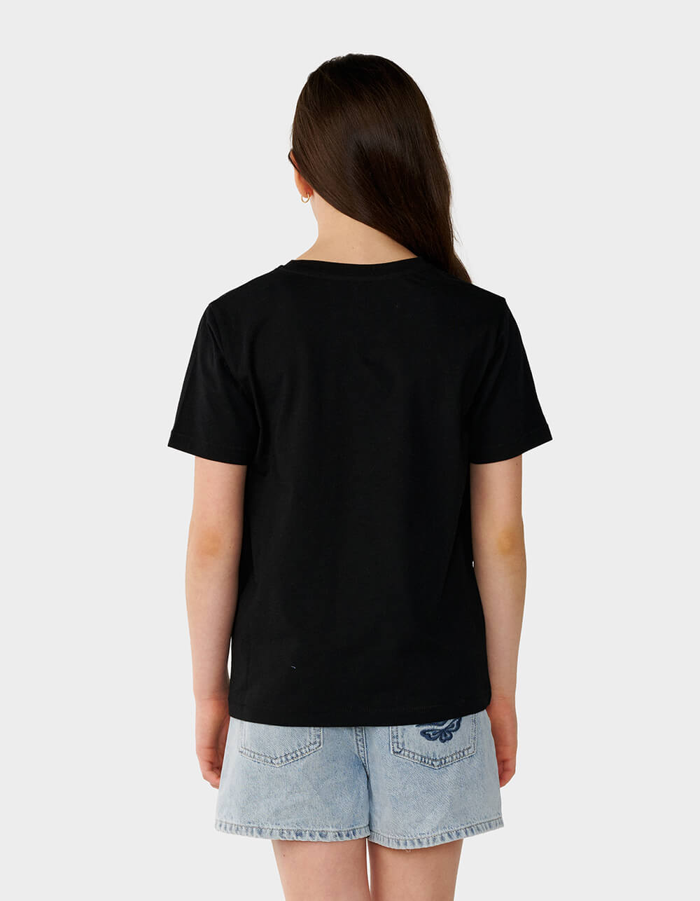 RIP CURL Party Wave Standard Girls Tee - BLACK