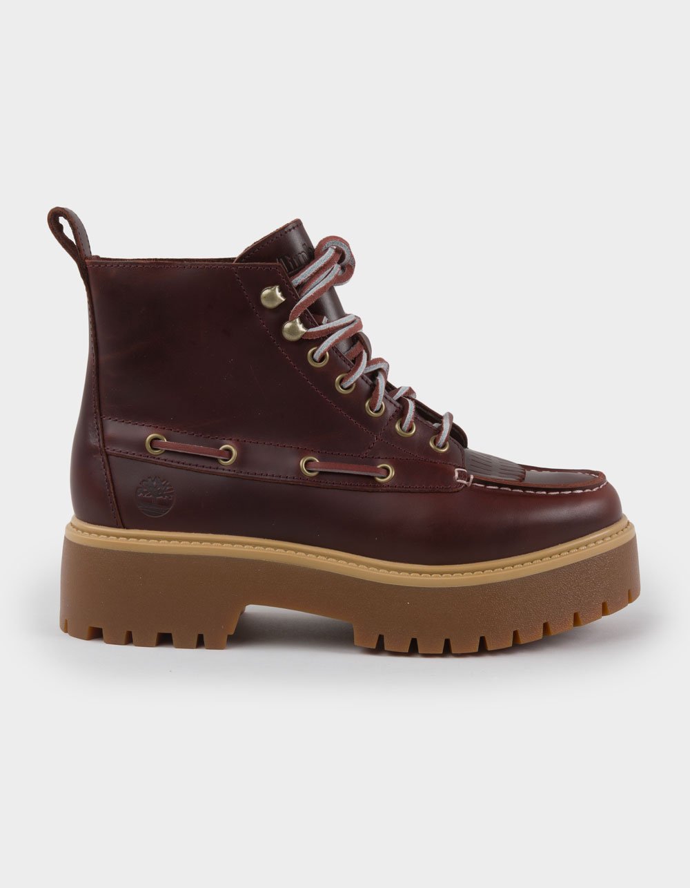 TIMBERLAND Stone Street Womens Platform Boots - WINE