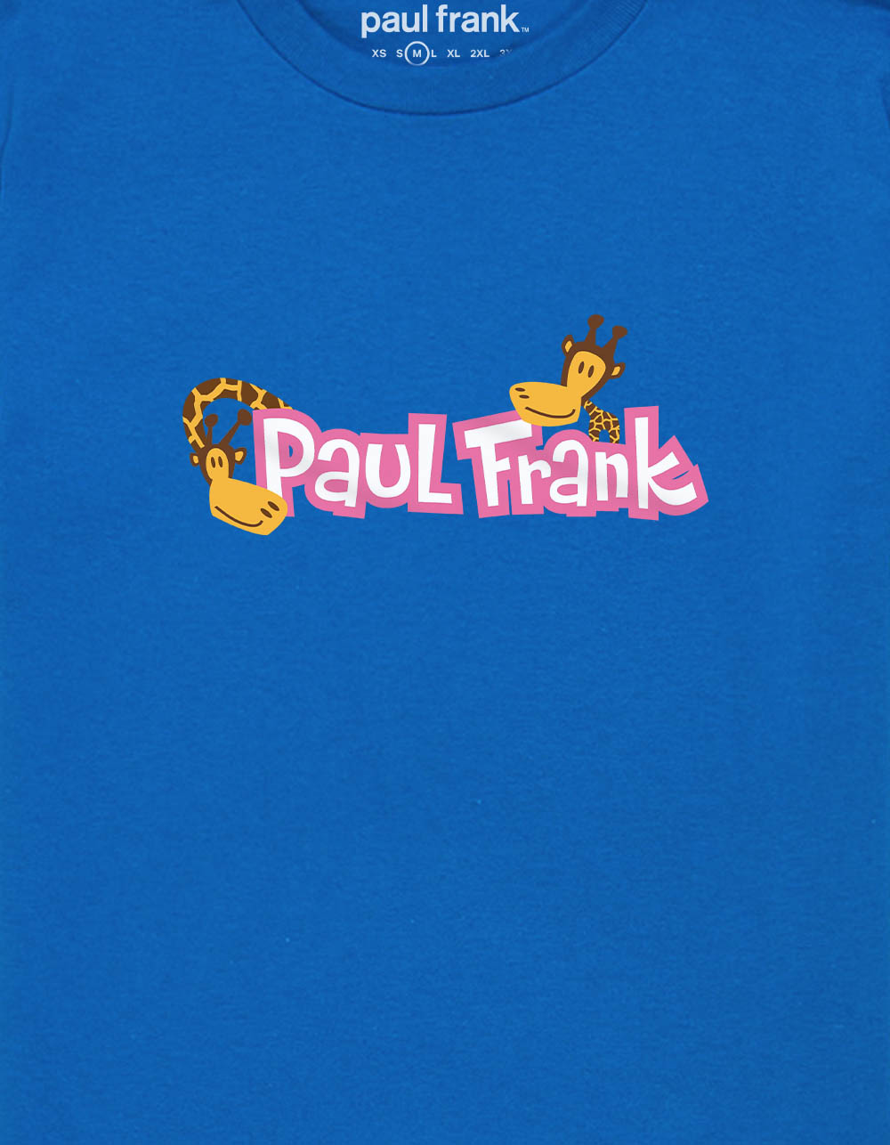 PAUL FRANK Clancy Logo Girls Tee - ELECTRIC BLUE