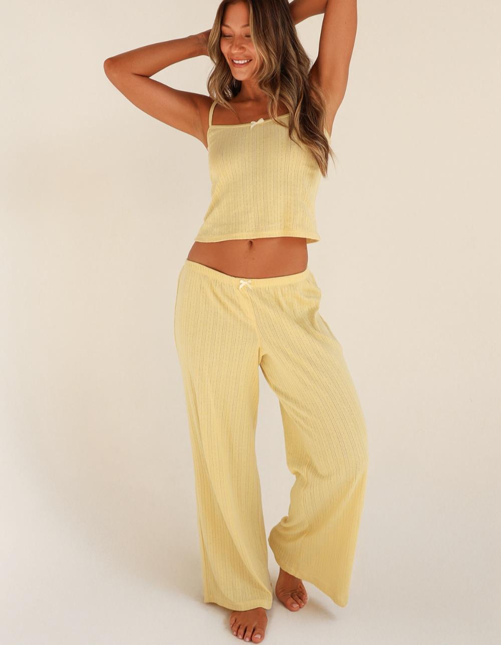DIPPIN' DAISY'S Daydreams Lounge Pants - LT YELLOW