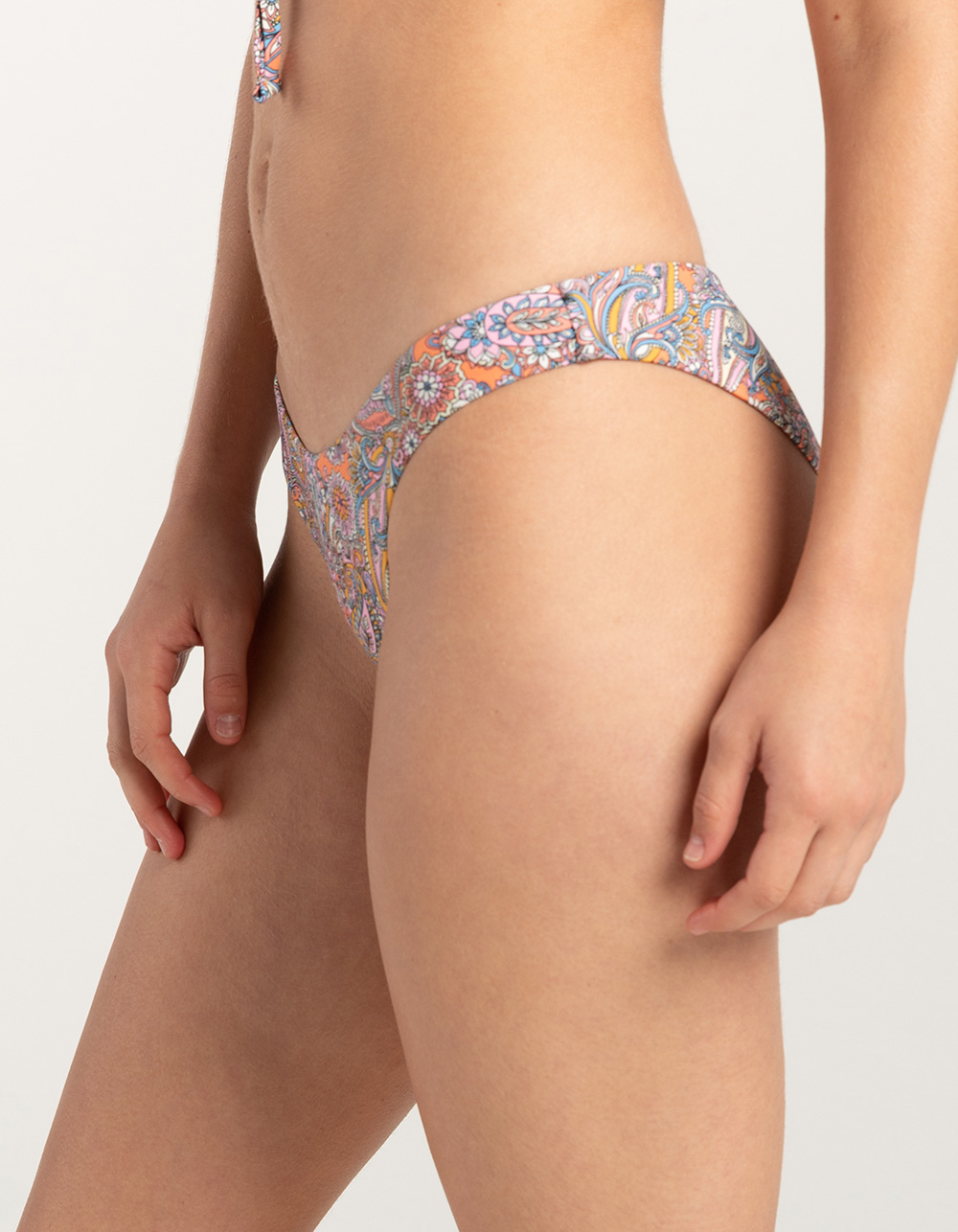 FULL TILT Cheekier High Leg Bikini Bottoms - MULTI