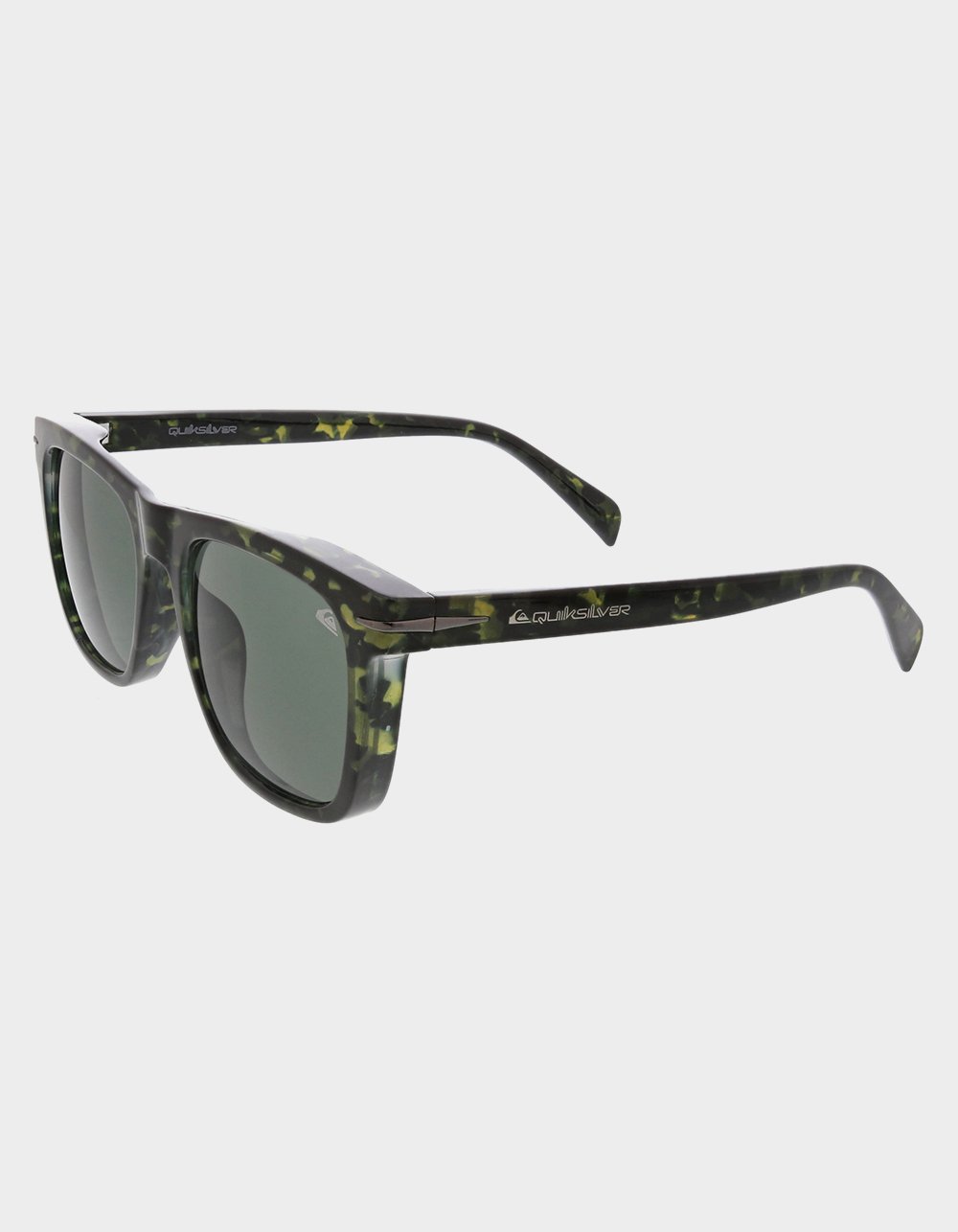 QUIKSILVER Flat-Top Square Sunglasses - DARK OLIVE