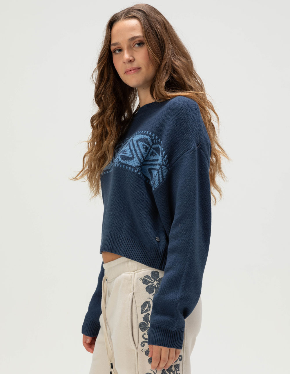 ROXY Loveline Womens Sweater - NAVY