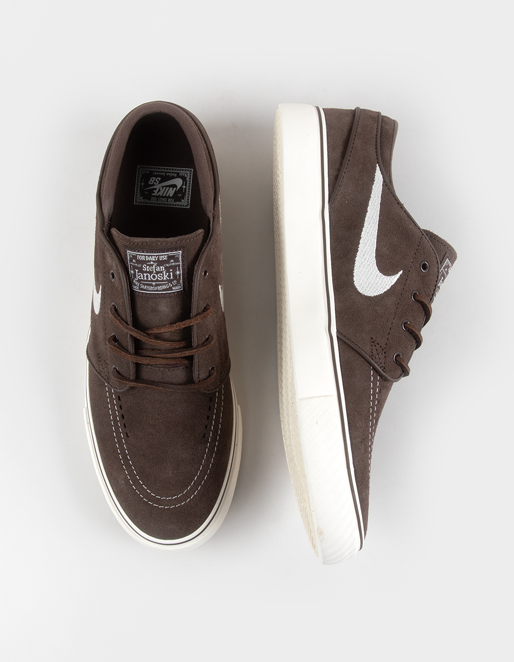 NIKE SB Zoom Janoski OG+ Mens Skate Shoes - BROWN