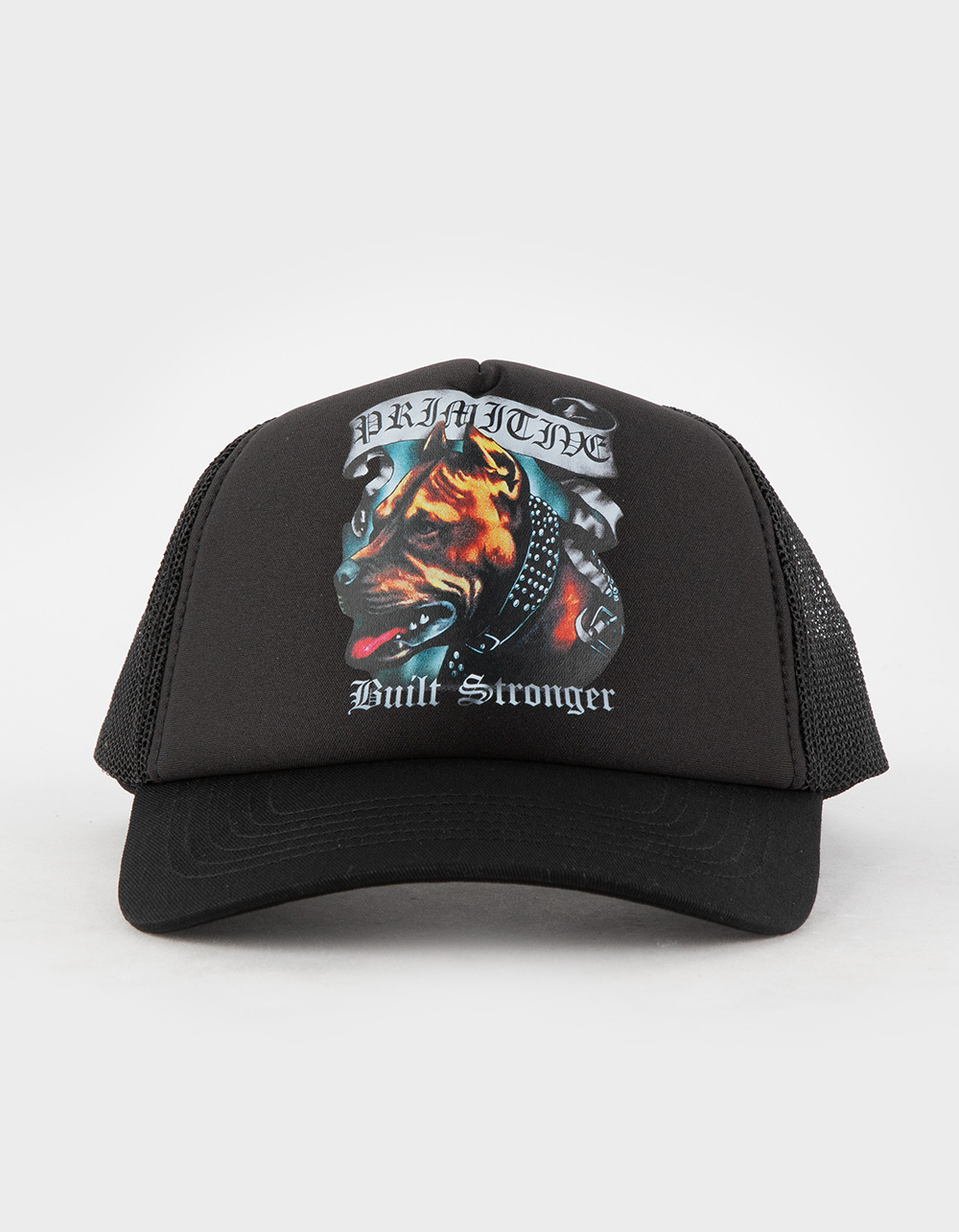 PRIMITIVE Chopper Mens Trucker Hat BLACK COMBO Tillys