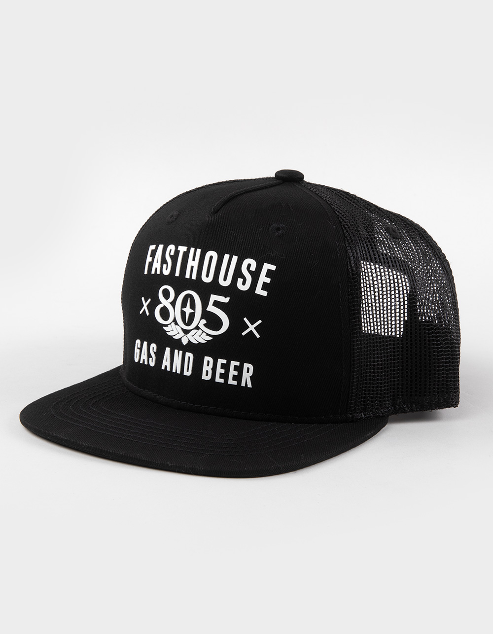 FASTHOUSE 805 Gas and Beer Trucker Hat - BLACK