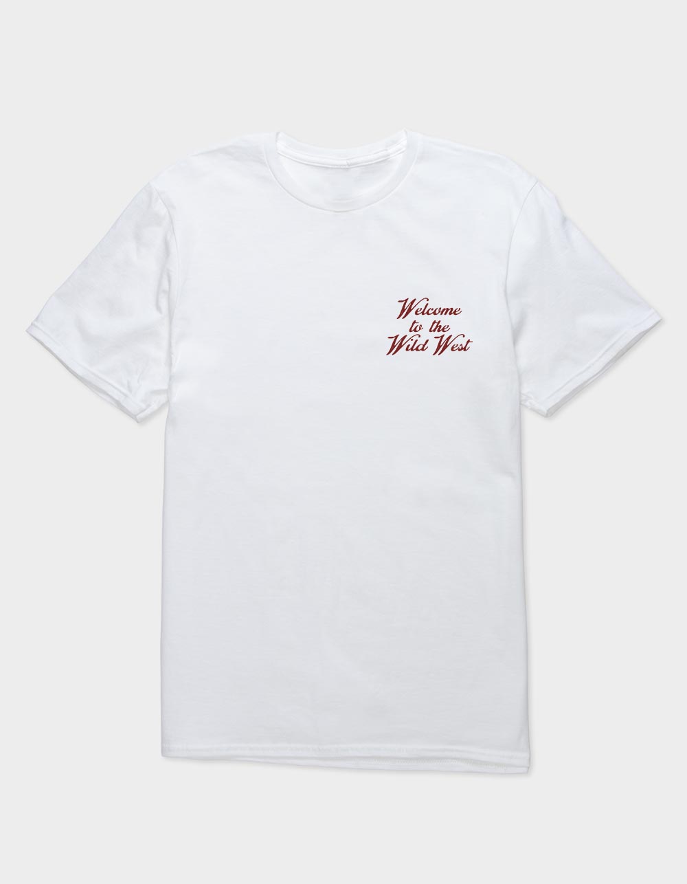 WESTERN Wild West Stay Awhile Unisex Tee - WHITE