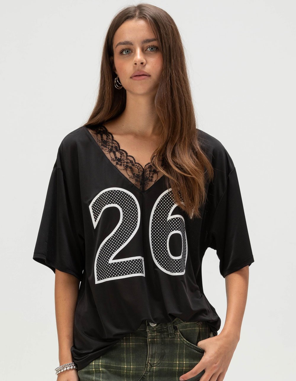 FULL TILT Lace 26 Womens Jersey  - BLACK