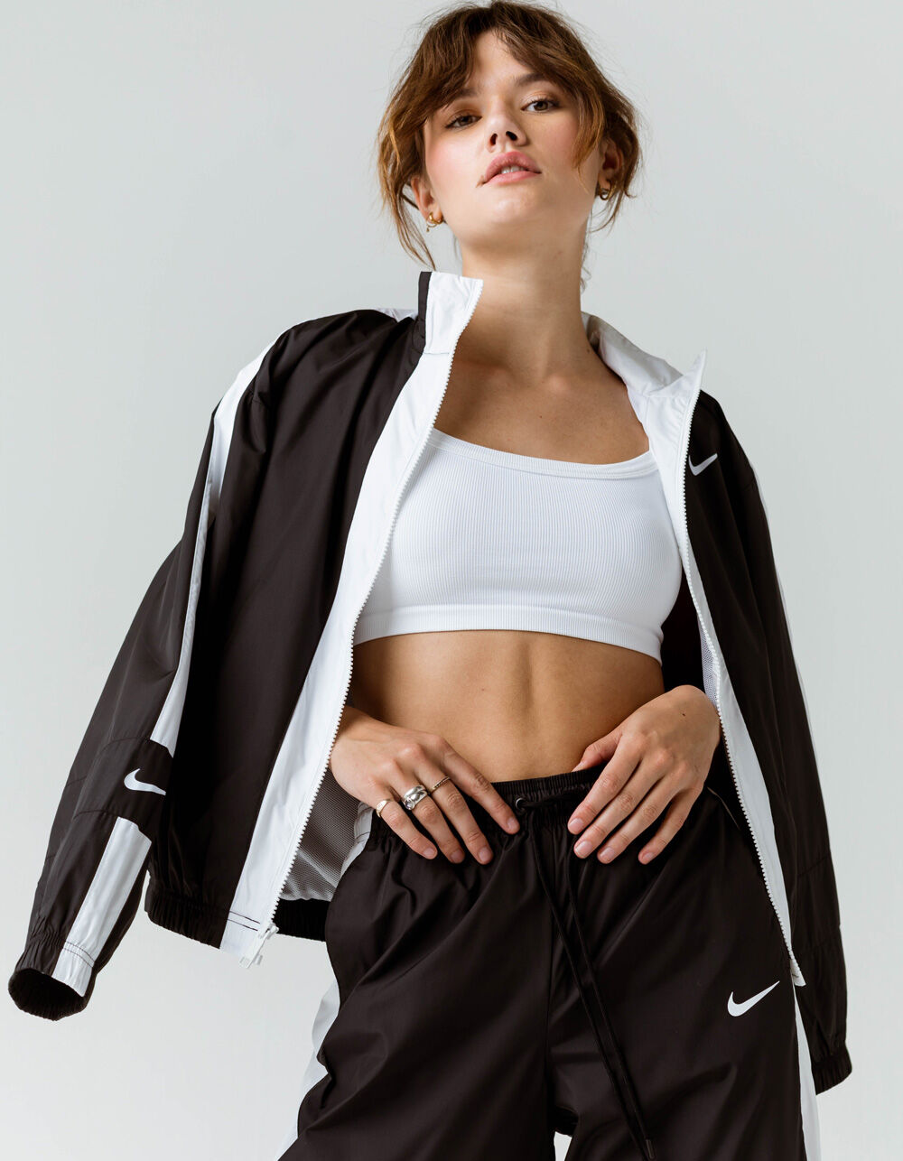 NIKE Sportswear Repel Womens Jacket - BLK/WHT | Tillys