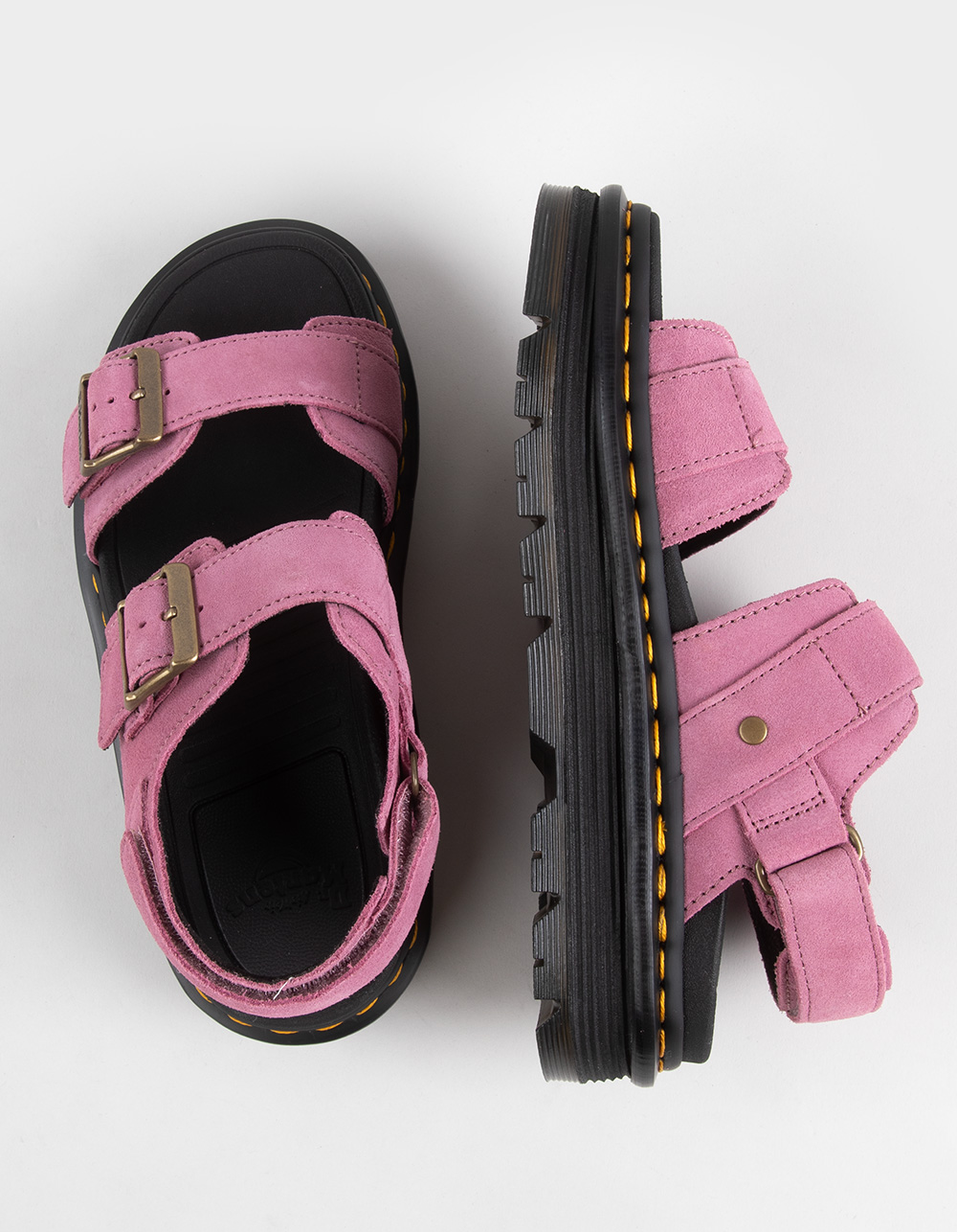 DR. MARTENS Zebzag Womens Platform Sandals - ROSE
