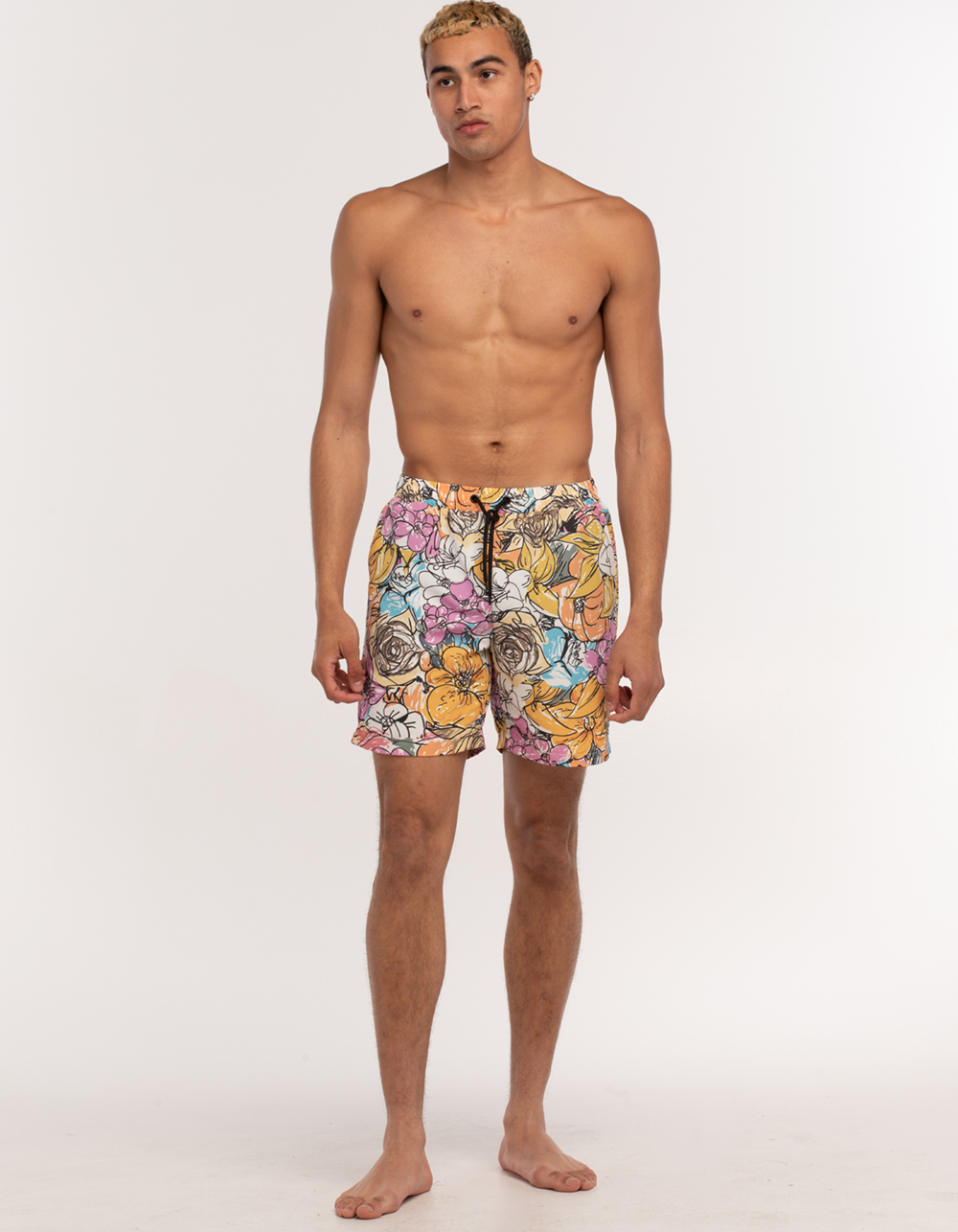 LIRA Irdell Nylon Mens Volley Shorts MULTI Tillys