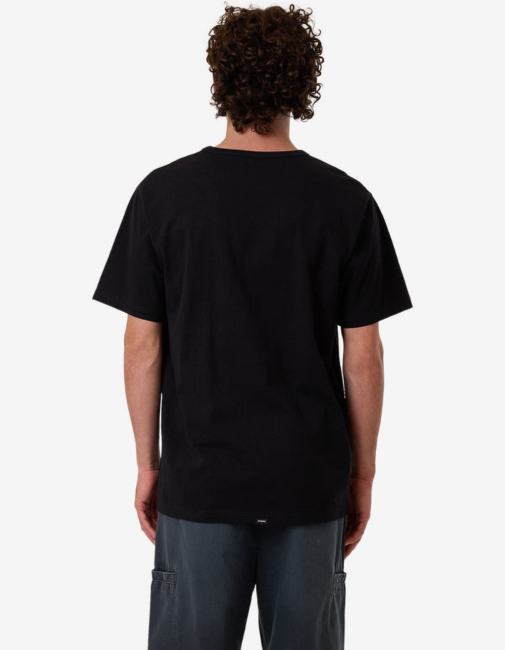 THRILLS Workwear Embroidered Mens Tee - BLACK