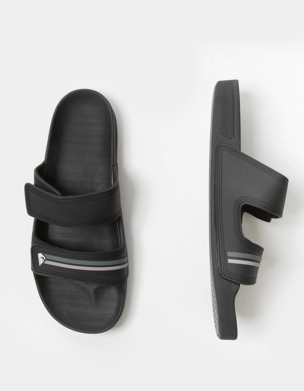 QUIKSILVER Rivi Double Adjust Mens Sandals - BLK/WHT | Tillys