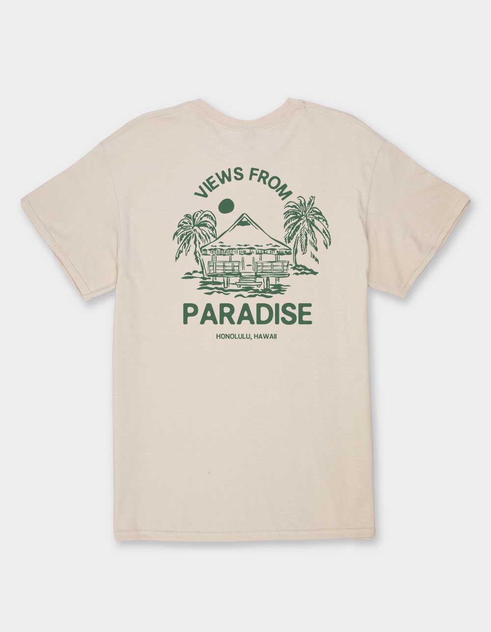 HAWAII Views From Paradise Unisex Tee - SAND