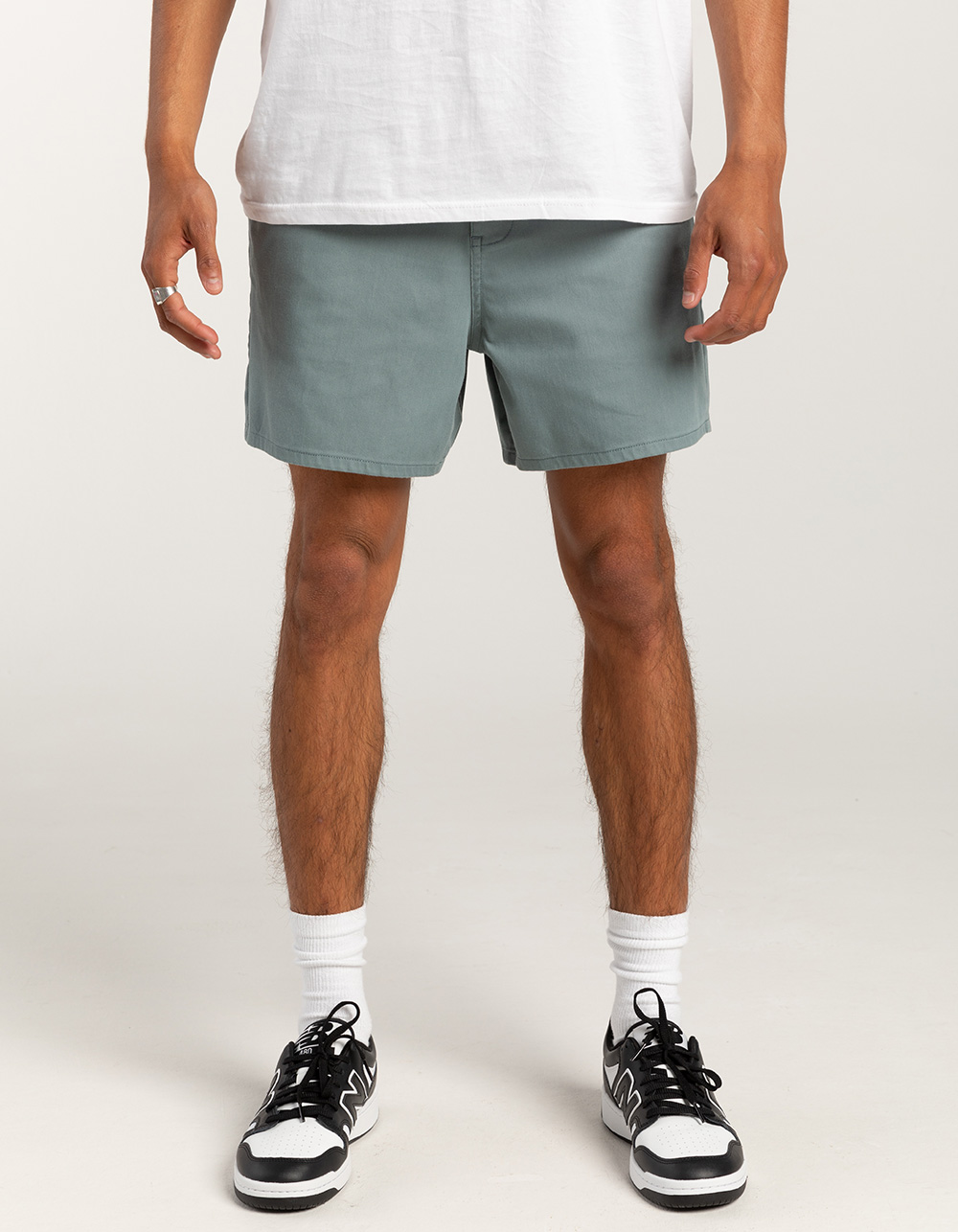 RSQ Mens Shorter 5'' Chino Shorts - STORM BLUE