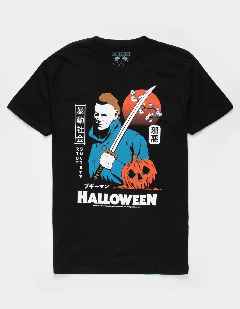 RIOT SOCIETY Halloween Mens TShirt BLACK Tillys