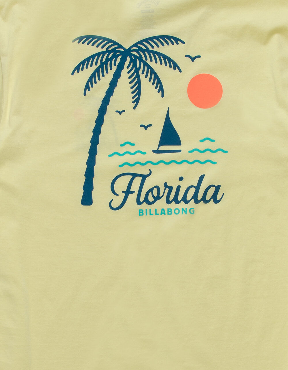 BILLABONG Daysailor Florida Mens T-Shirt - LEMON | Tillys