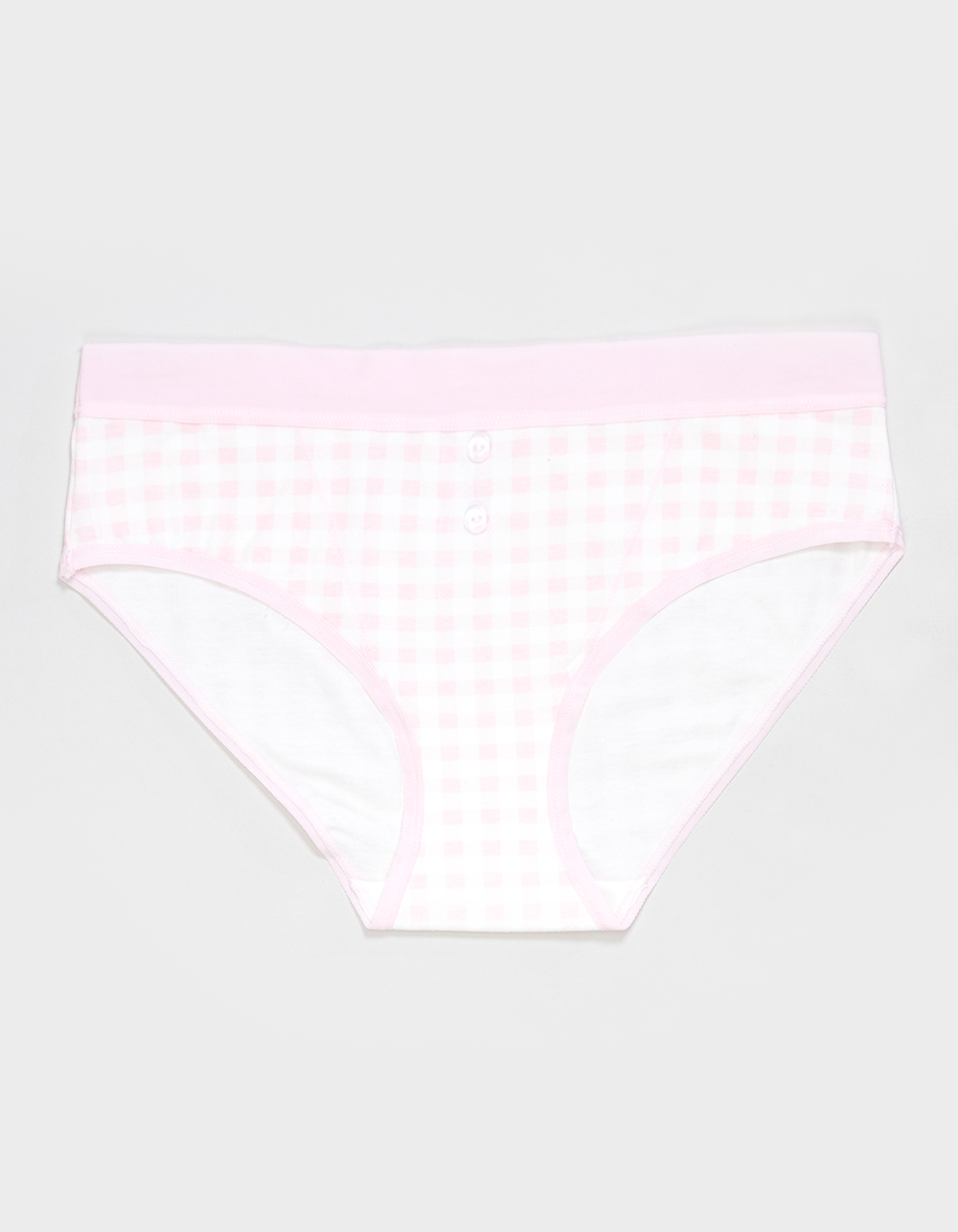 FULL TILT Cotton Sport Waistband Hipster Panties - PNK/WHT