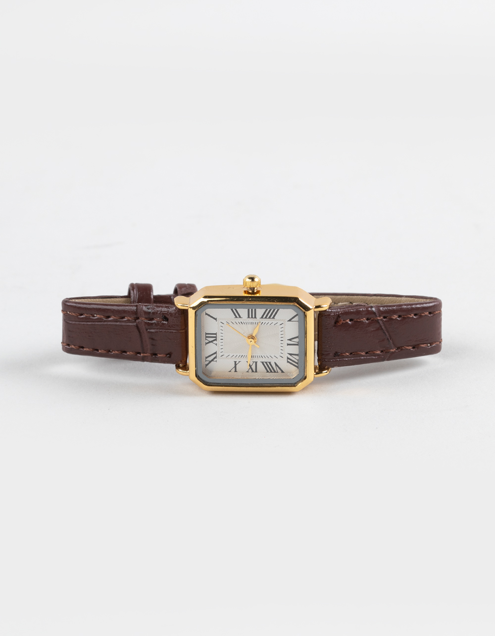 FULL TILT Faux Leather Band Wrist Watch - BROWN