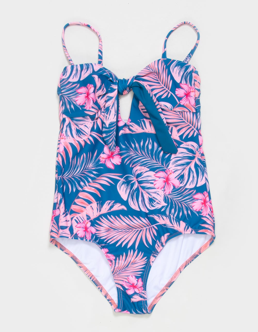 CORAL & REEF Lahaina Girls One Piece Swimsuit - BLUE COMBO