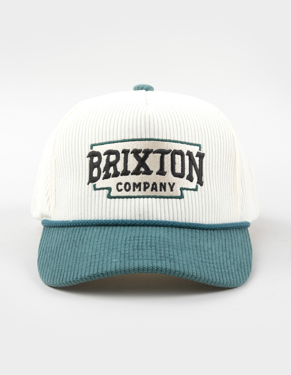 BRIXTON Pierson Corduroy NetPlus® Snapback Hat - GREEN COMBO