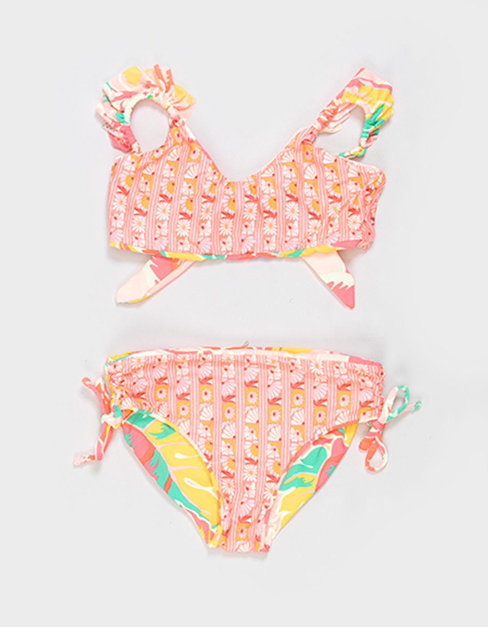 MAAJI Dream Garden Girls Reversible Bralette Bikini Set - MULTI