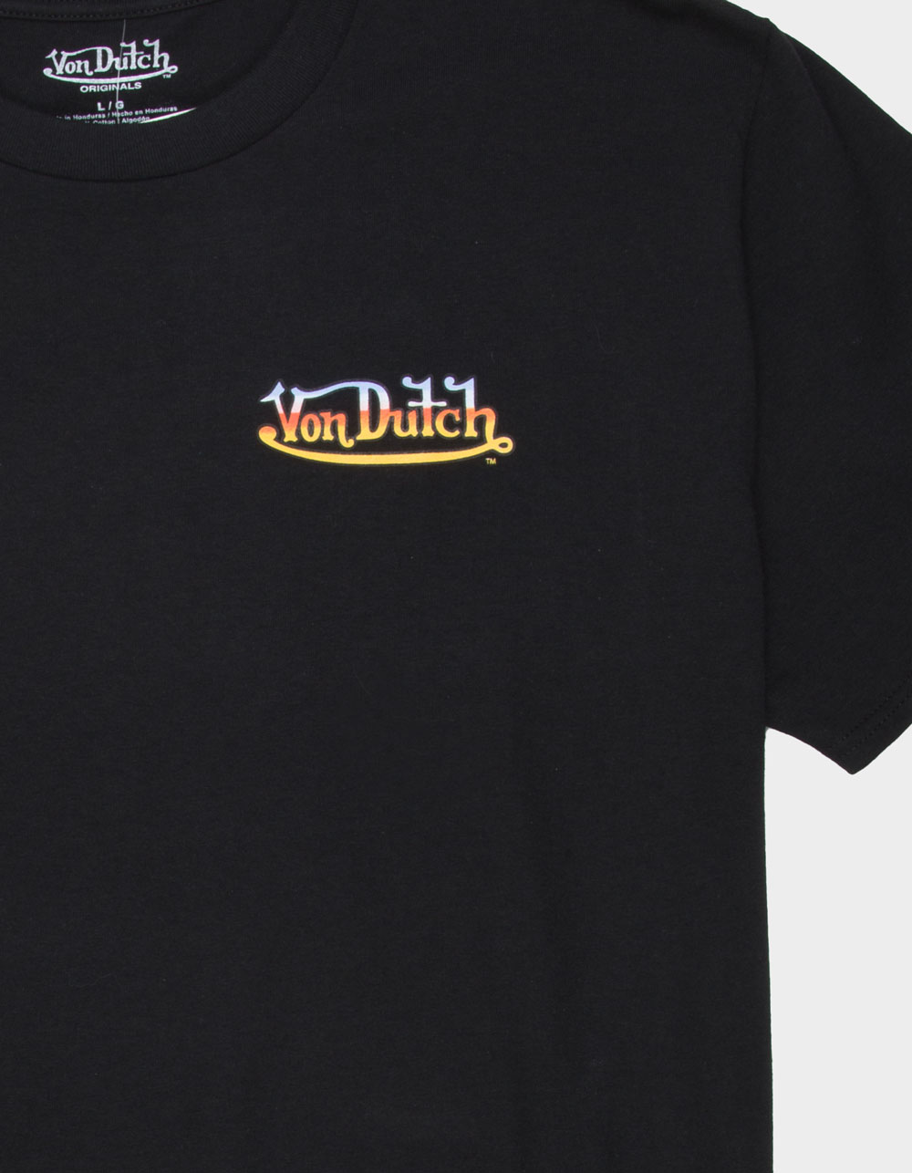 VON DUTCH Pistons Mens Tee - BLACK