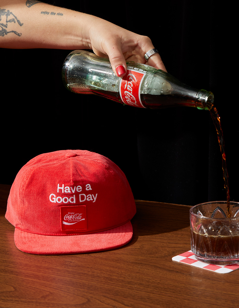 BRIXTON x CocaCola Good Day HP Snapback Hat RED Tillys