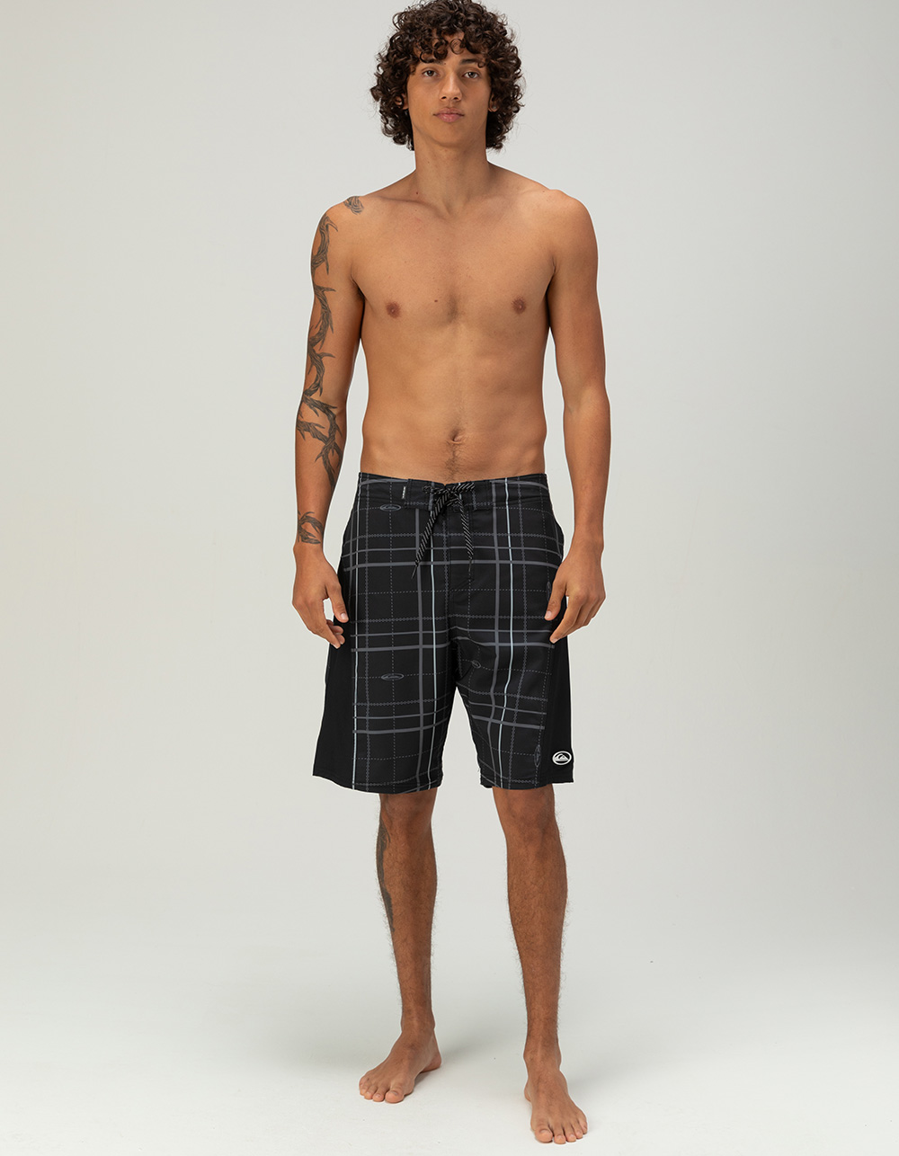 QUIKSILVER Channel Mens 21" Boardshorts - BLACK