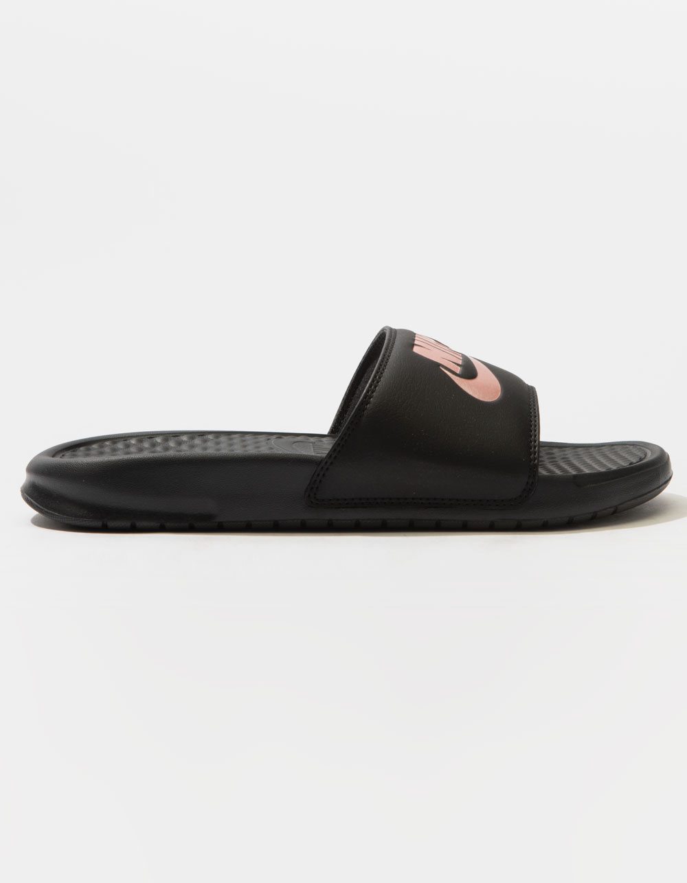 NIKE Benassi Womens Slide Sandals BLACK COMBO Tillys