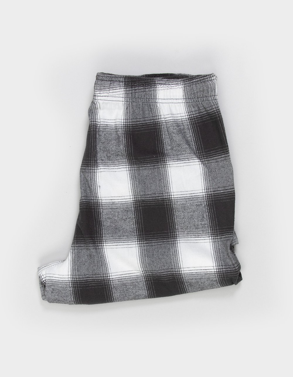 RSQ Mens Plaid Pajama Pants - WHT/GRAY