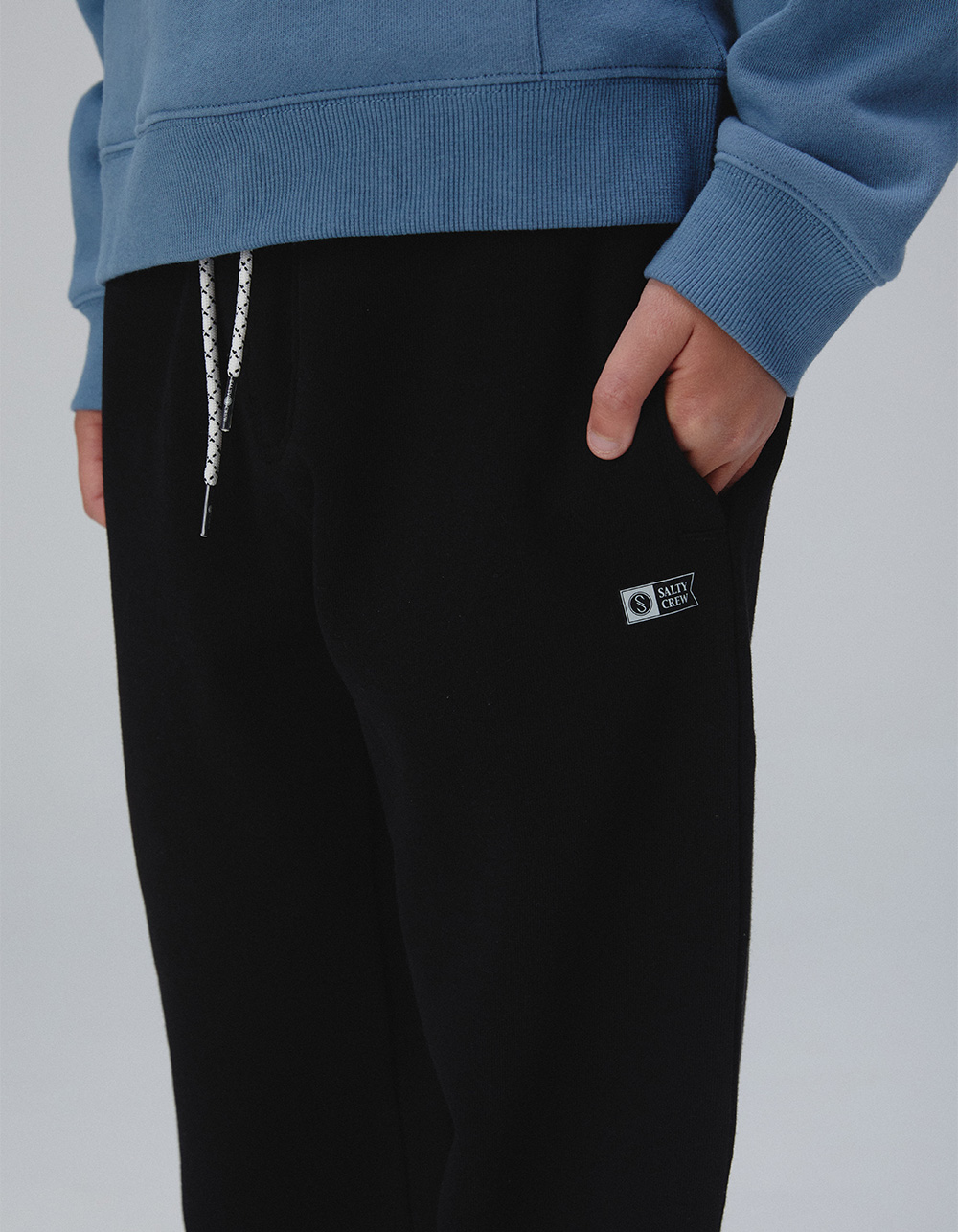 SALTY CREW Dockside Boys Sweatpants - BLACK
