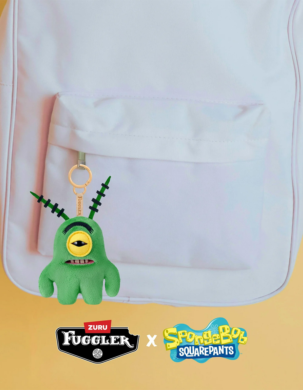 FUGGLER SpongeBob SquarePants Assorted Plush Keychains - ASST