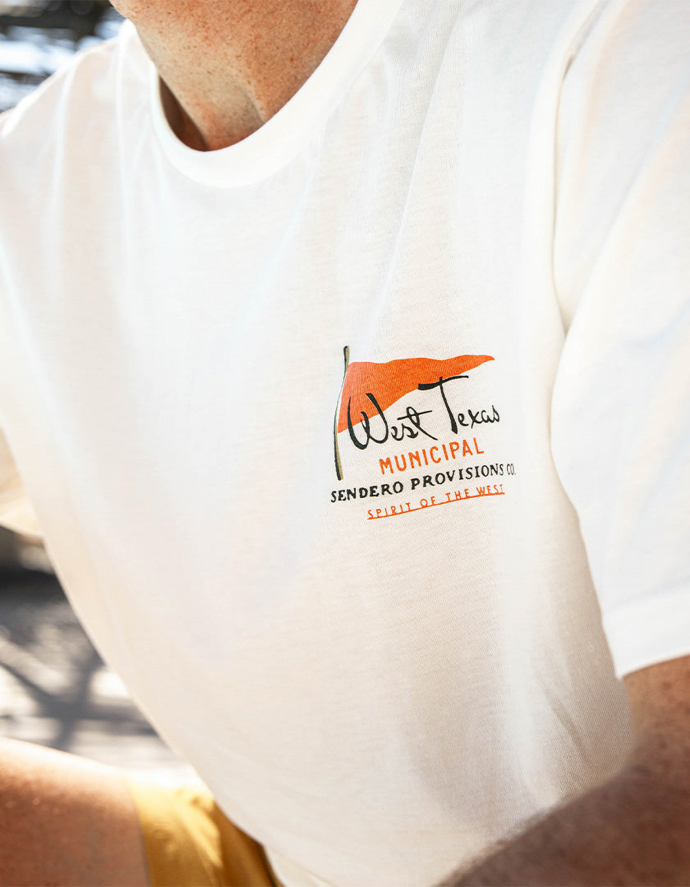SENDERO PROVISIONS CO. West Texas Municipal Mens Tee - WHITE