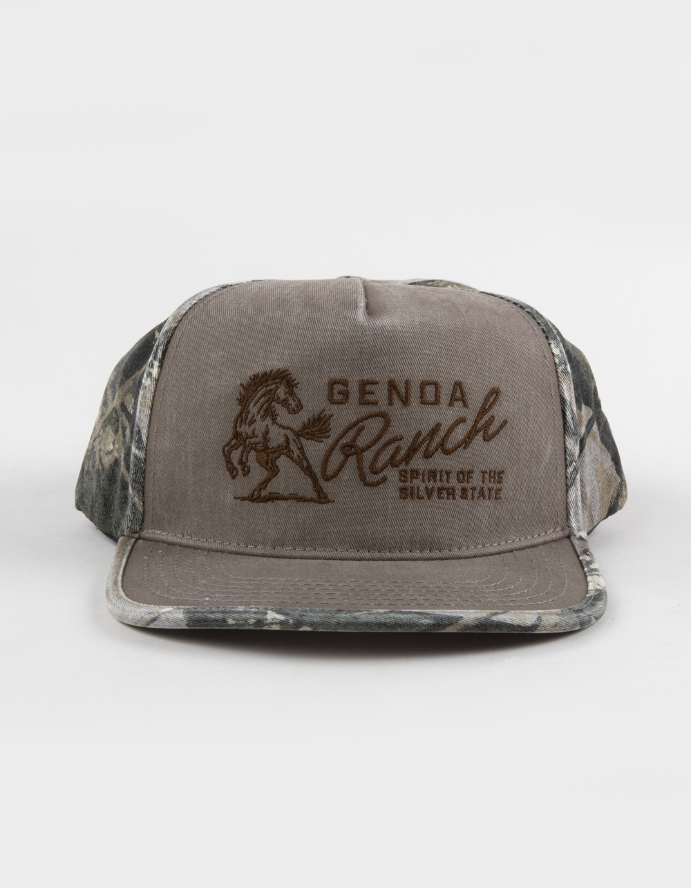 Genoa Ranch Two Tone Snapback Hat - GRAY COMBO
